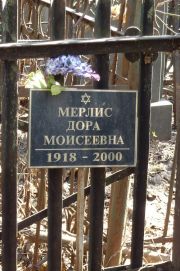 Мерлис Дора Моисеевна, Москва, Востряковское кладбище
